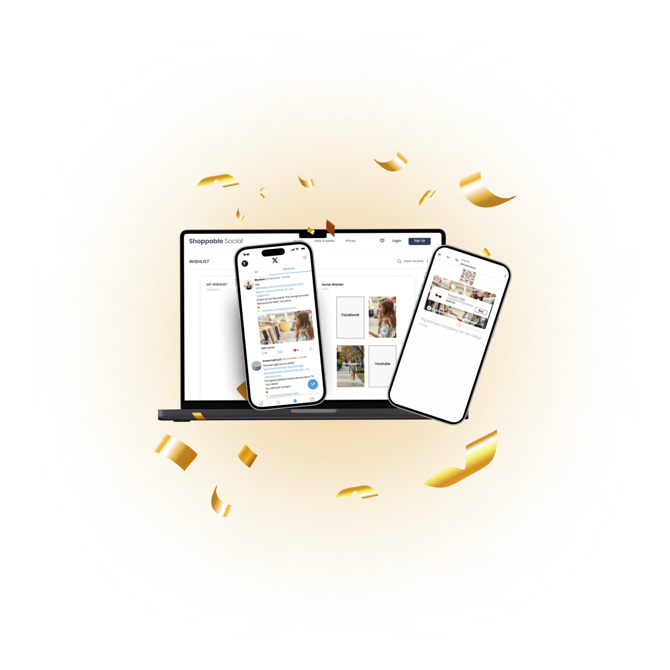 Social Wishlist and ShopitLink Social Wishlist and ShopitLink